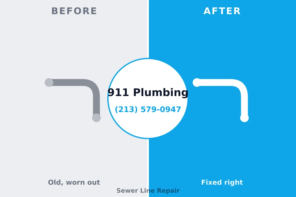 Before and after: plumbing repair Terra Alta, WV